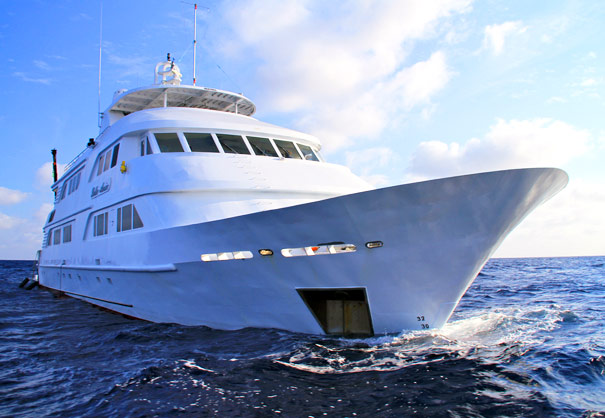 Aerial photo of the nautilus belle amie at Socorro